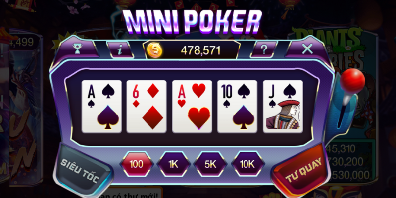 Mini Poker 789Club - Game Bài Nổ Hũ Độc Đáo Nhất Hiện Nay